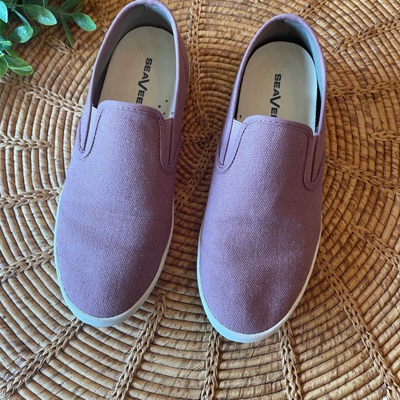 {SeaVees} Baja Slip On Standard Sneakers in “Vintage Wash Linen” - Picture 3 of 14